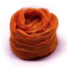 Recycled Sari Silk Pulled Rovings - 1oz