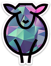 Paradise Fibers Sheep Stickers